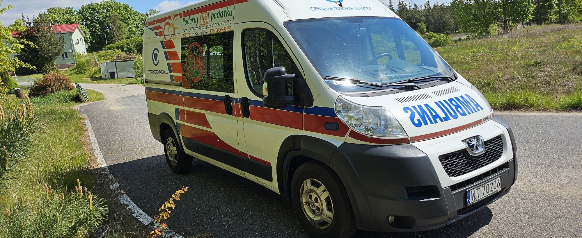 Ambulans  karetka  Peugeot Boxer 3.0 hdi salon P.L  W.A.S model 2012r