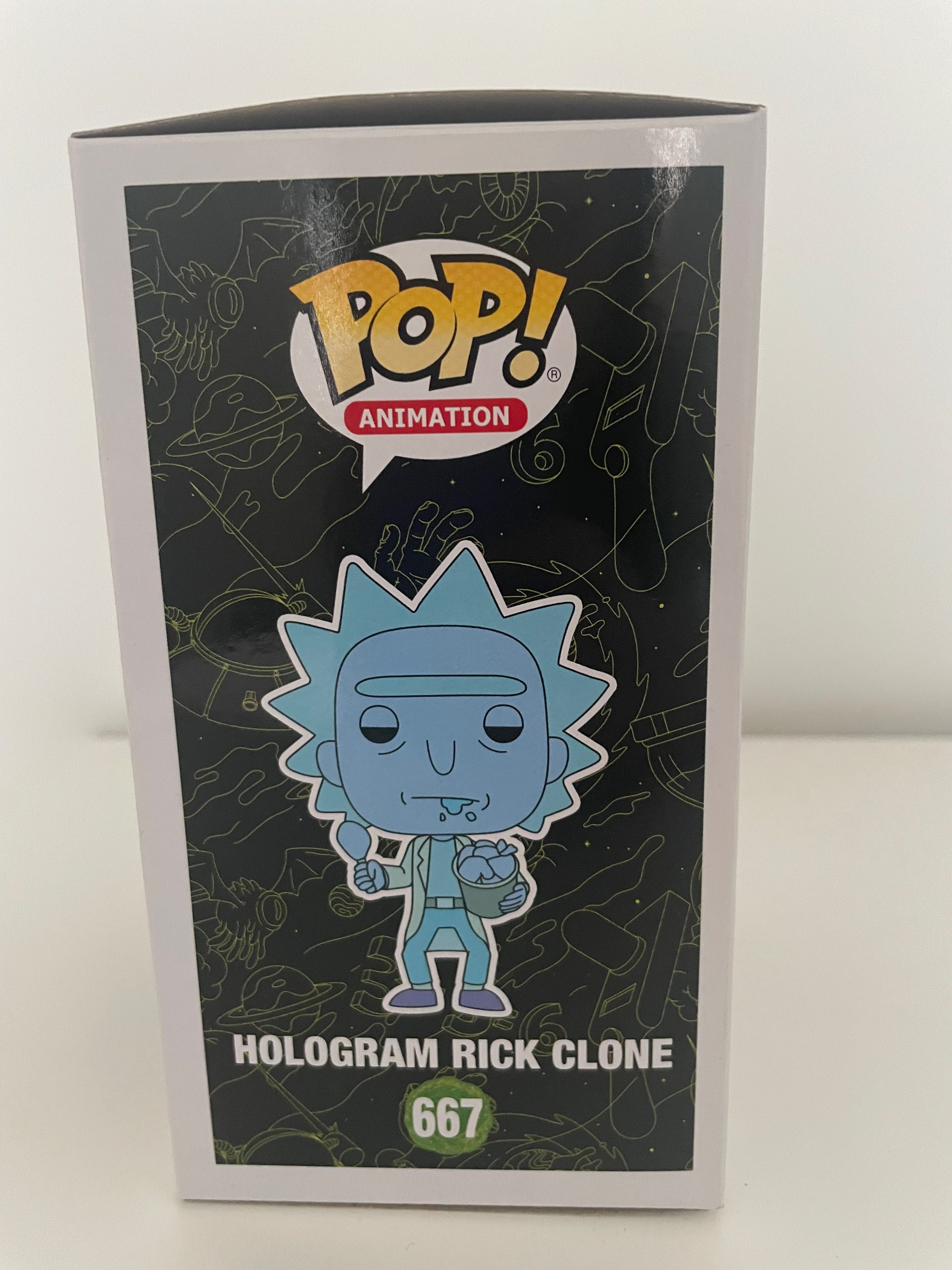 Funko Pop Hologram Rick Clone
