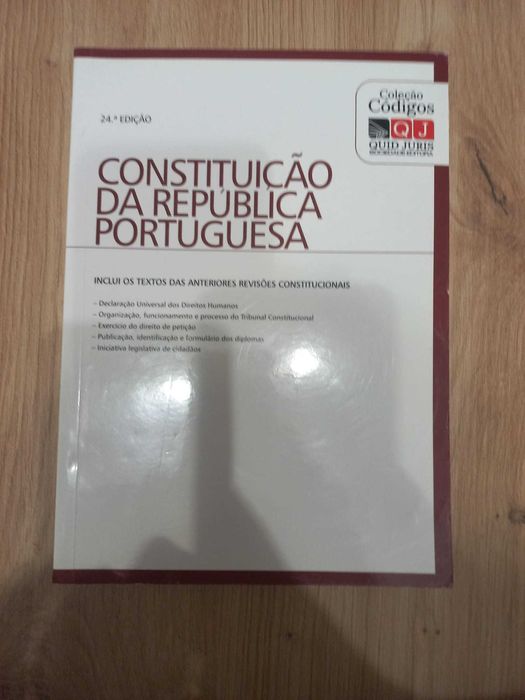 Constituição da República Portuguesa 24º Edição