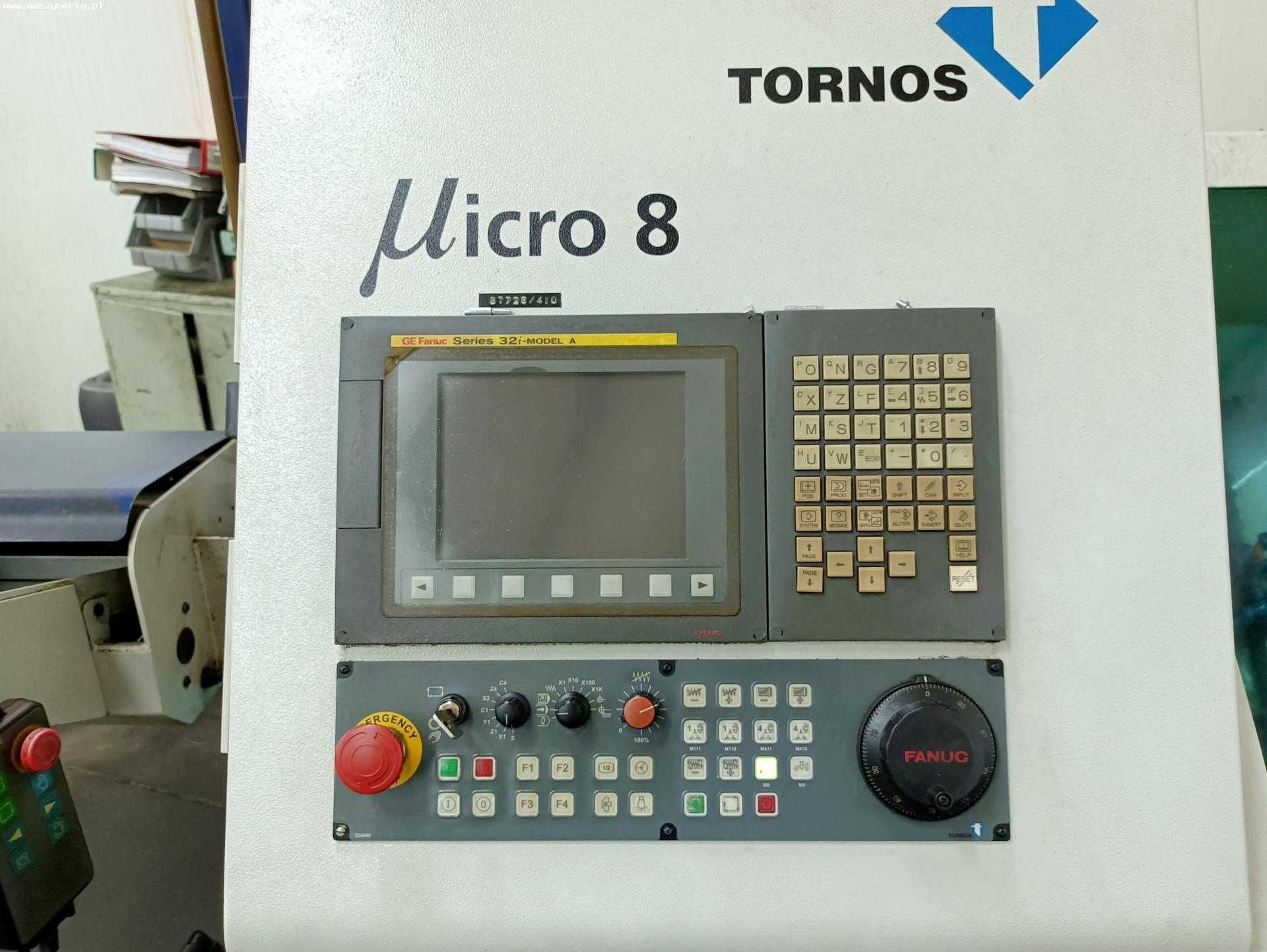 Automat tokarski CNC TORNOS MICRO-8