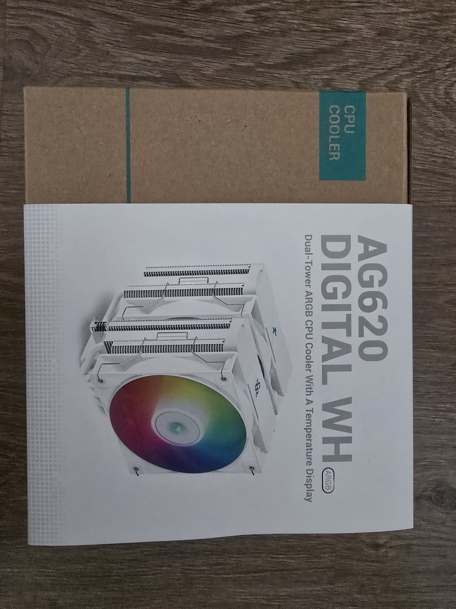 Продам систему охолодження DeepCool AG620 DIGITAL ARGB White