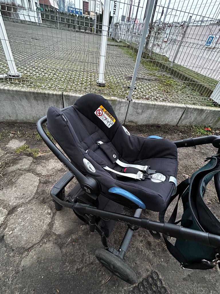 ROAN BASS NEXT wózek dziecięcy 3w1 z fotelikiem MAXI COSI CABRIO FIX