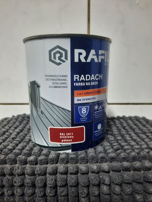 Rafil Radach Farba Na Dach 0.75 litra Farba do metalu. Różne kolory