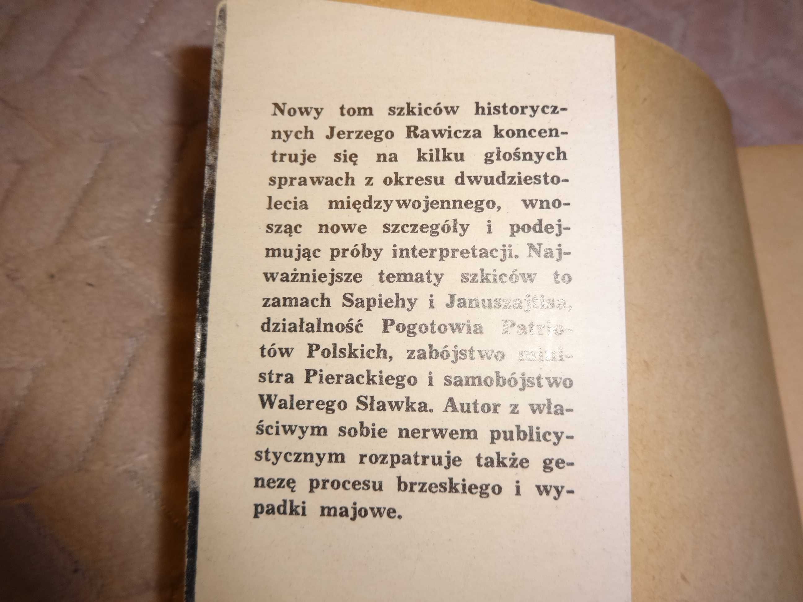 Jerzy Rawicz. Pozostało do wyjaśnienia. głośne sprawy z okresu 20-leci