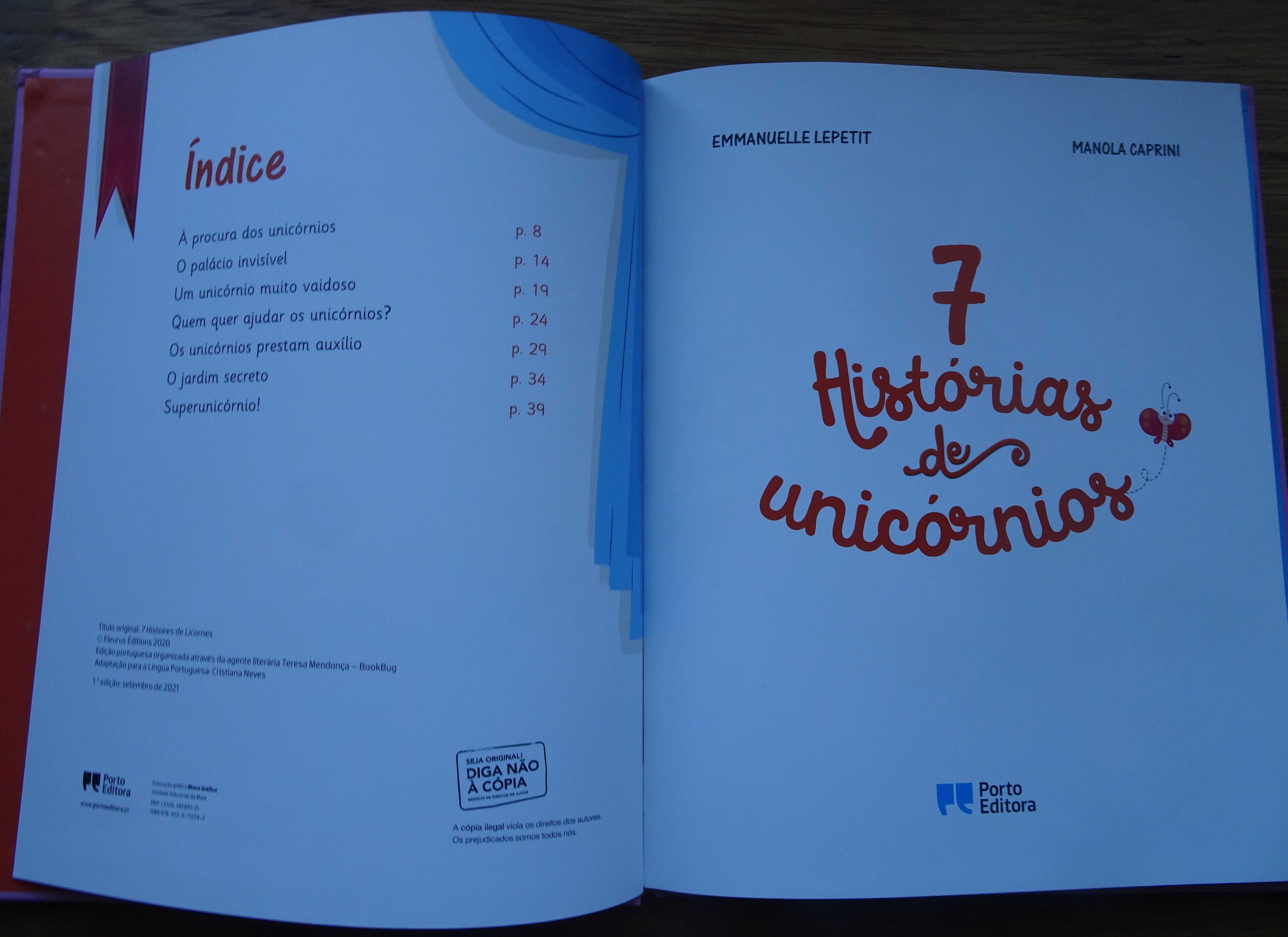 7 Histórias de Unicórnios