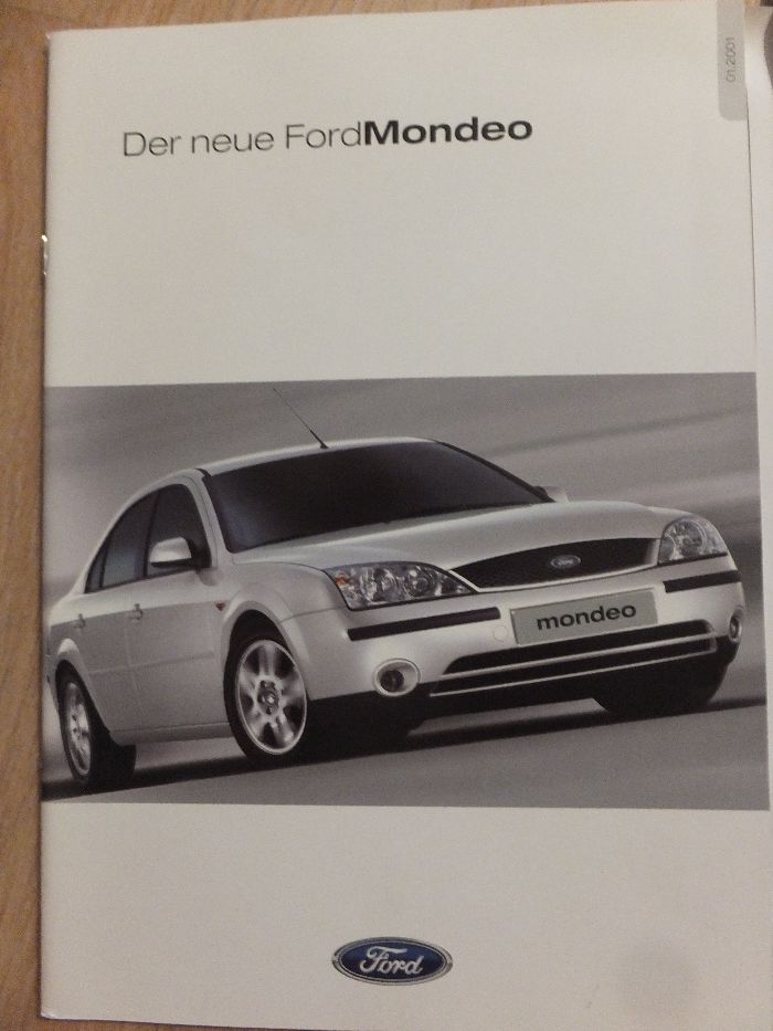 Prospekt Ford Mondeo+Zeitungen- 5 szt jedyny taki zestaw!