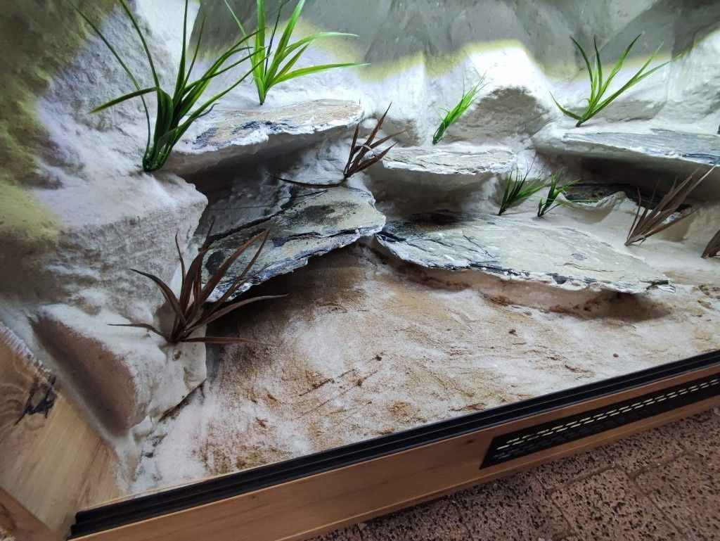 Terrarium z płyty meblowej agama gekon jaszczurka KOŚCIAN