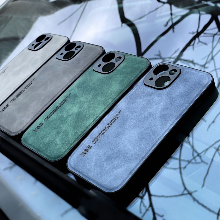 Замшевий чохол на iPhone 13 та інші 14·15–Чехол для айфон–Cases