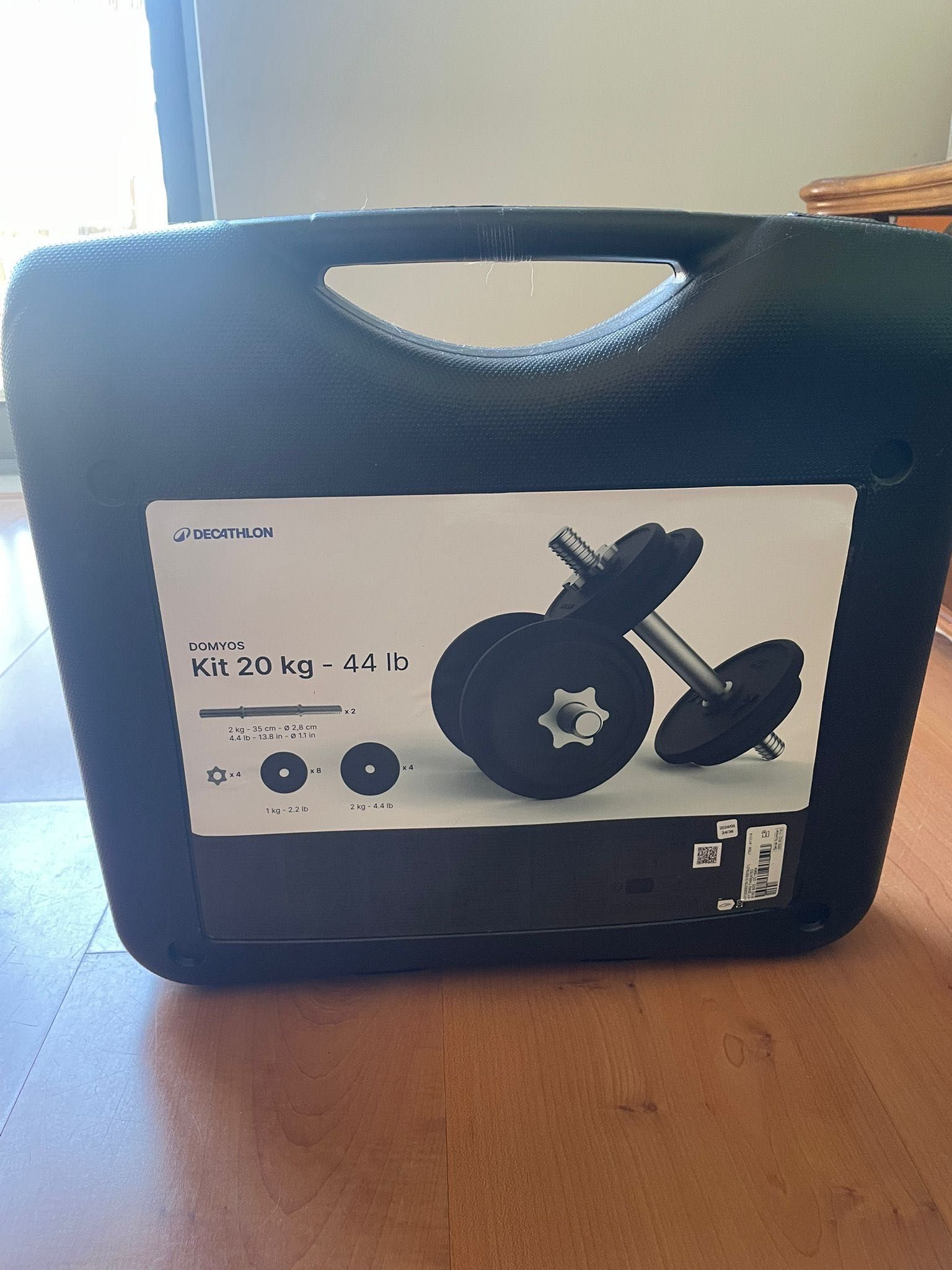 Conjunto halteres musculação, NOVO!