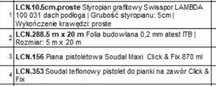Styropian grafitowy, folia budowlana, pianka niskoprężna