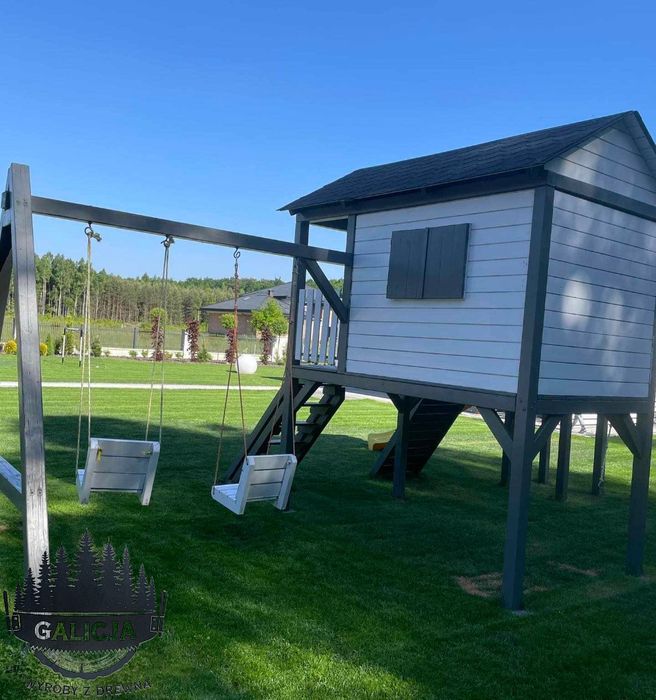 Domek drewniany dla dzieci