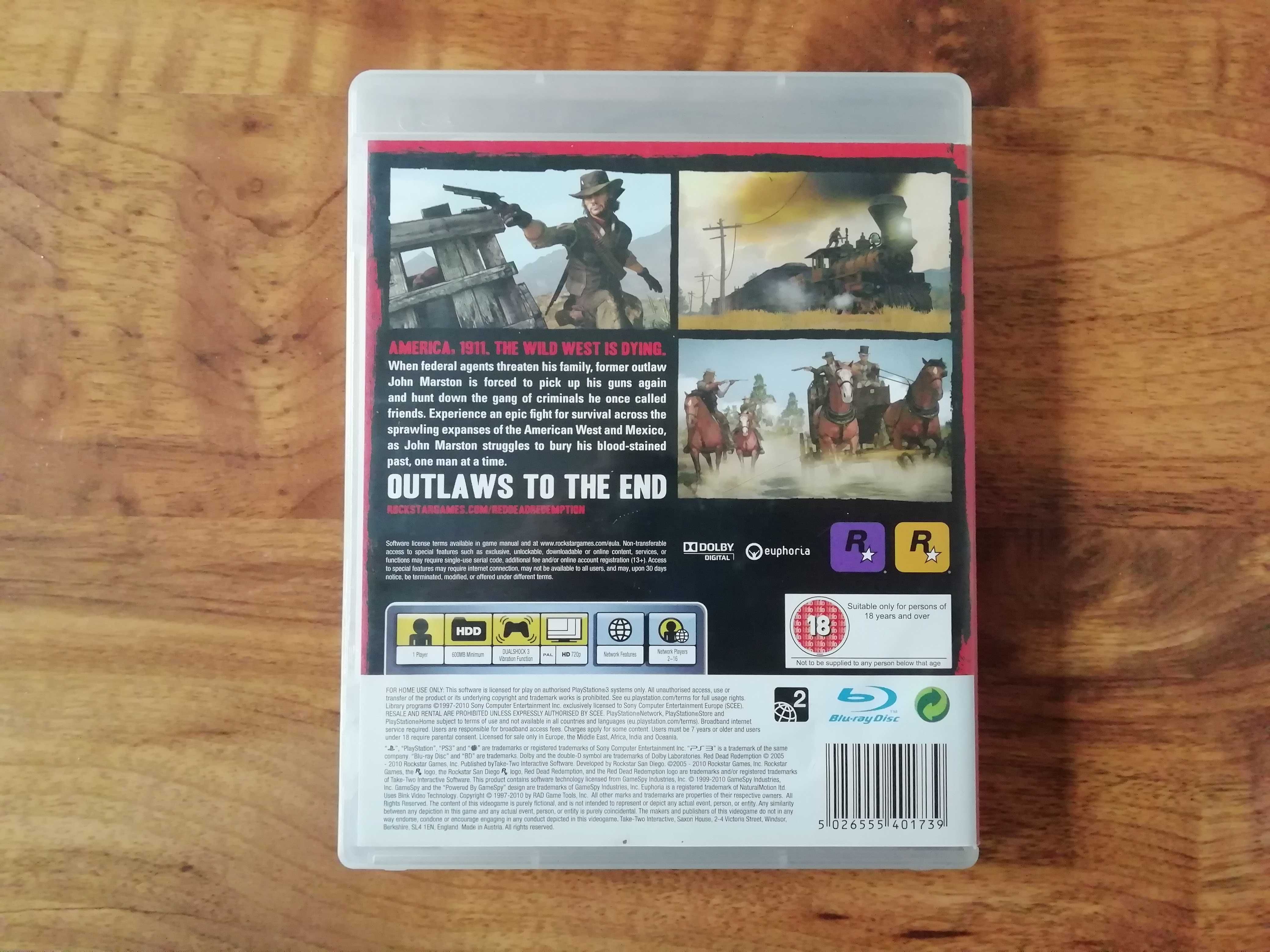 Red Dead Redemption RDR PS3