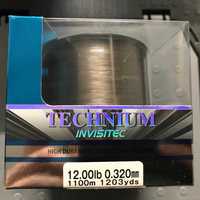 Żyłka Technium Invisitec 12lb - 0,32 1100m - 2 szt, NOWE
