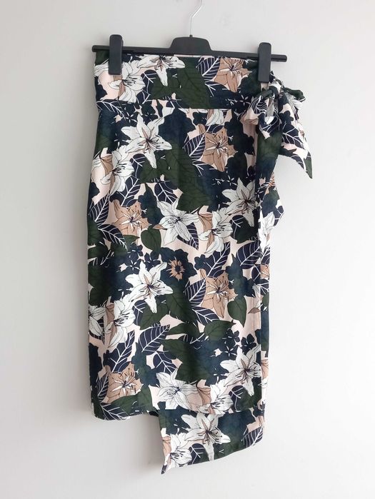 Laurella spódnica midi z zakładką wysoki stan xs/s/m