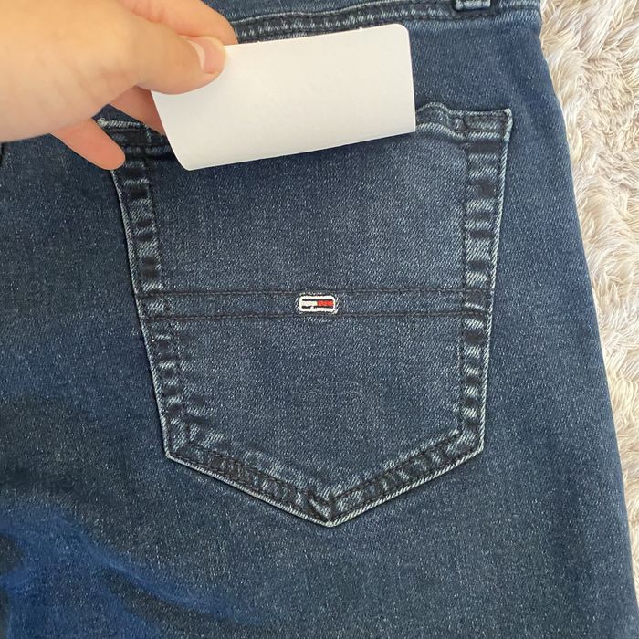 Calças jeans azul escura da Tommy Hilfiger NOVA!