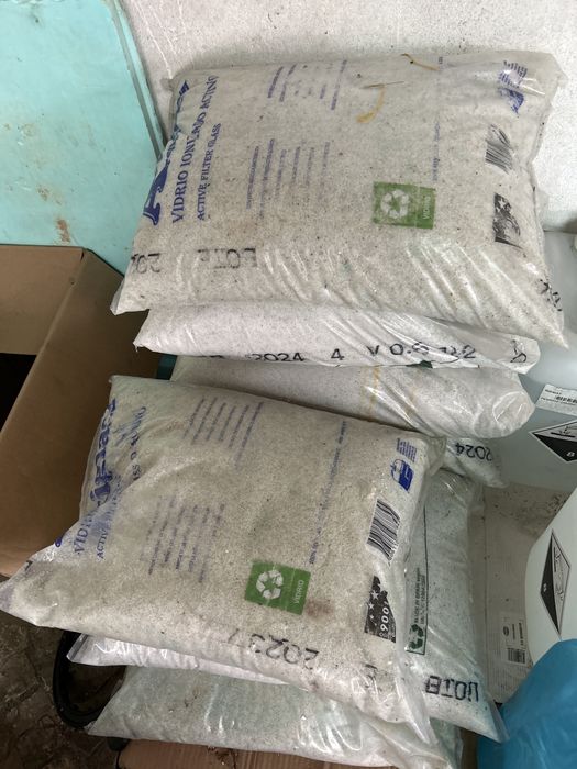 Sacos de vidro ionizado para filtro piscina