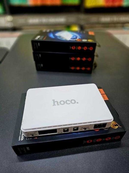 ДБЖ HOCO DB25 MINI UPS + POWERBANK для роутера 5V/9V/12V 8800mah