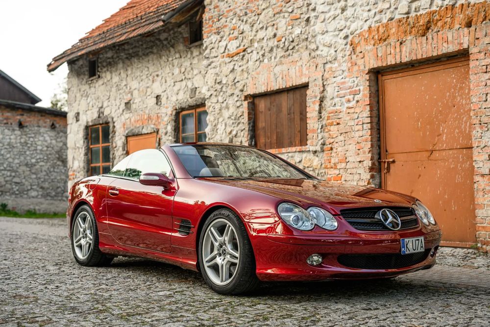 Mercedes-Benz SL SL 550, Pneumatyka, Nowa Tapicerka, Wentylacja siedzeń, Super stan!!!