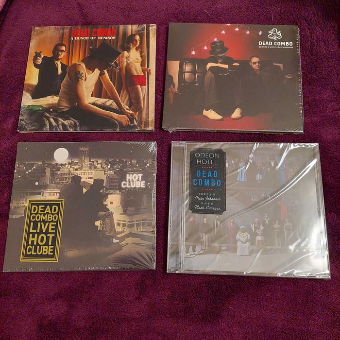 Três cd dos Dead Combo