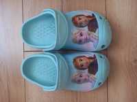 Buty buciki laczki ala Croksy Frozen Anna i Elsa rozmiar 27