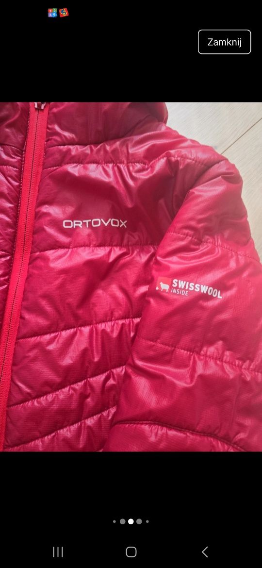 Kurtka zimowa ortovox 34 xs merino