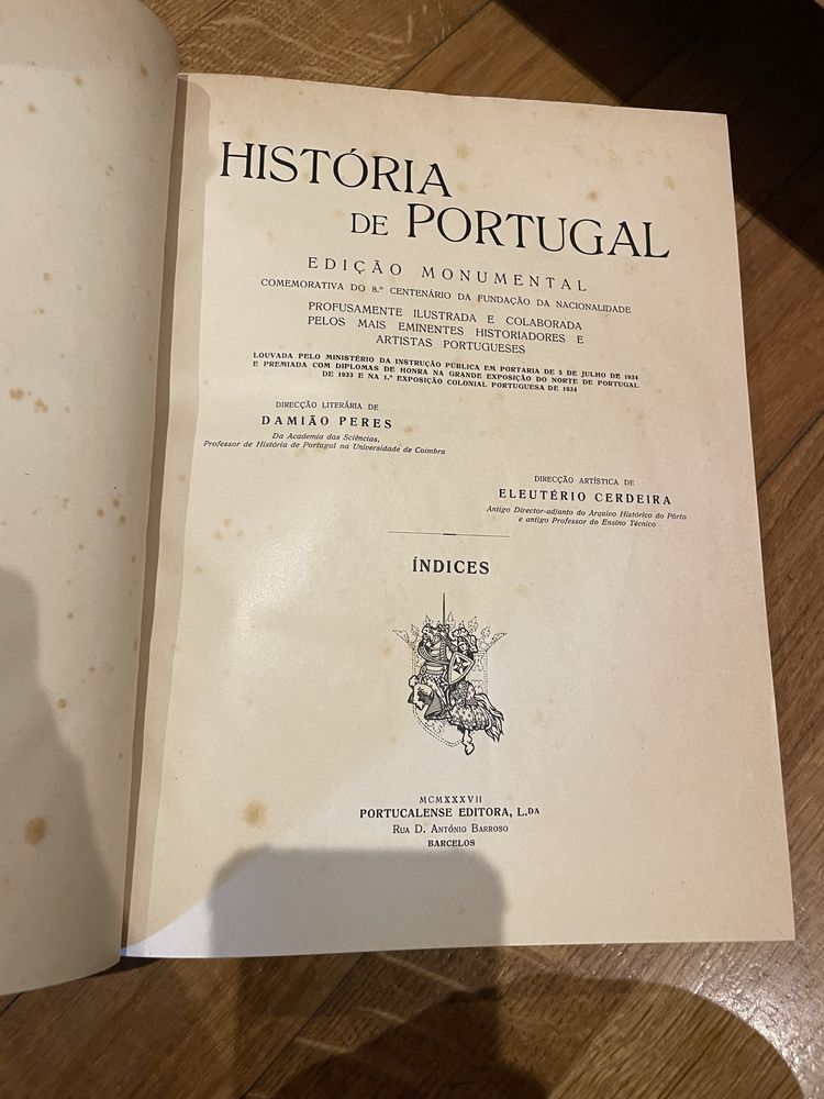 Colecão de historia de portugal