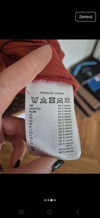 Sukienka midi z wiskozy