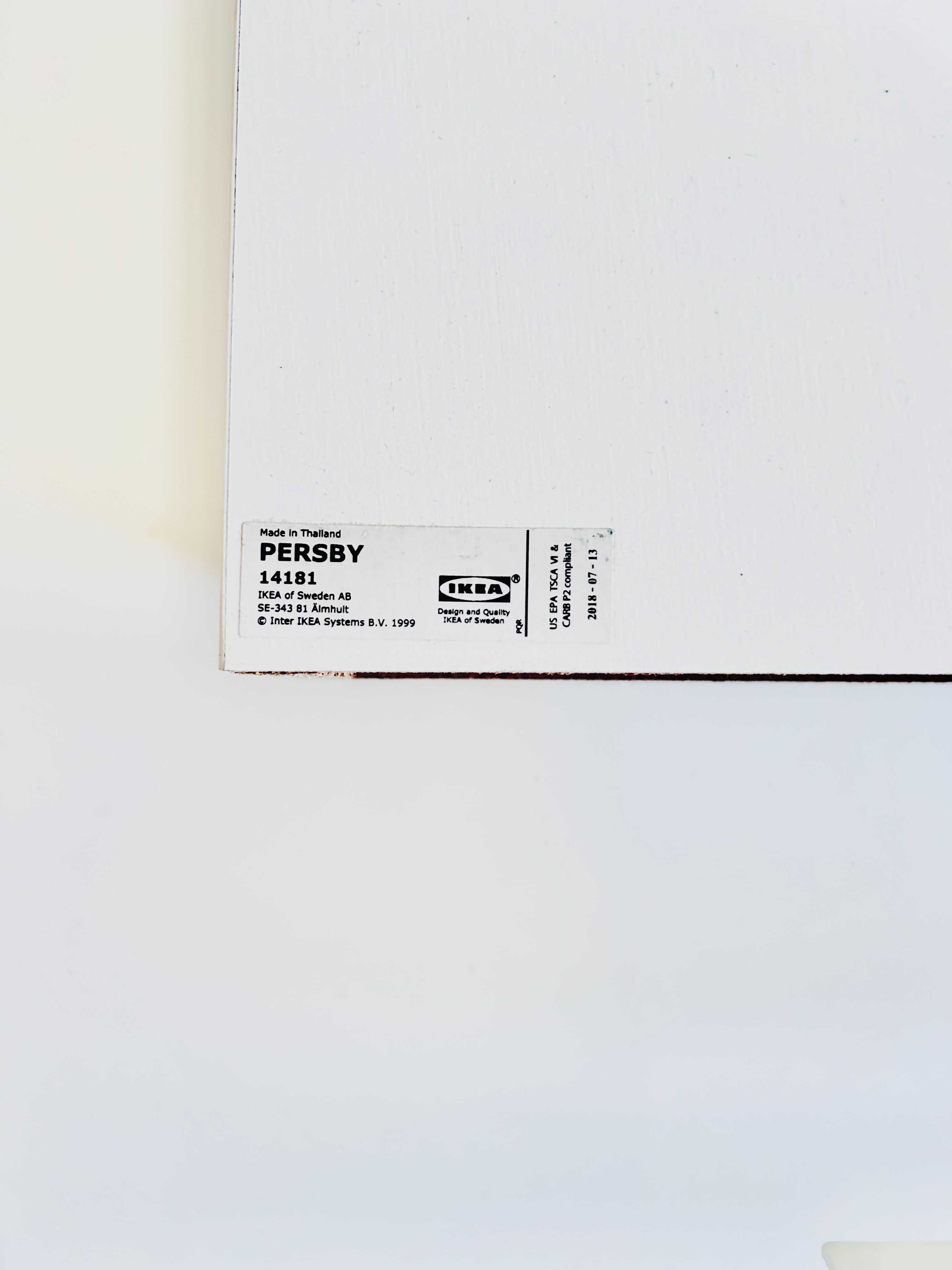 Półka Ikea Persby 59 cm biała / Ikea Persby półka wisząca biała 59 cm