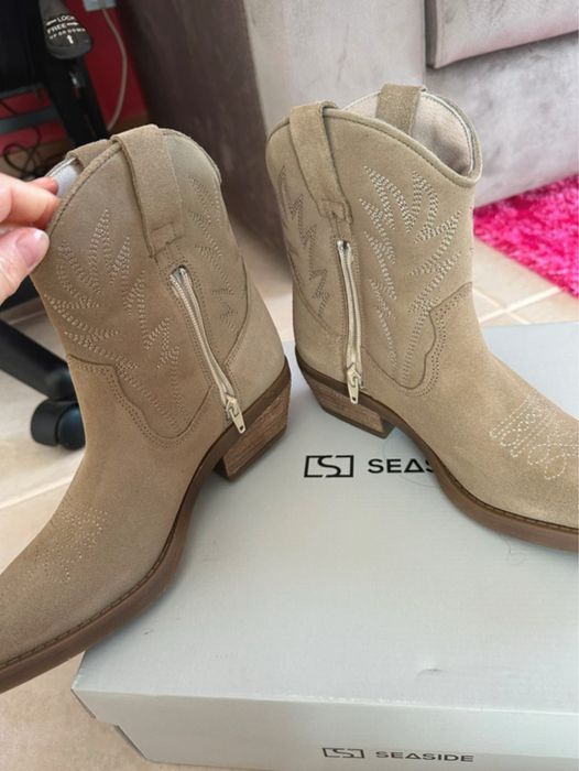 Botins bejes camurça Seaside 37