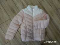 śliczna -firmowa pikowana kurtka dla dziewczynki-140cm