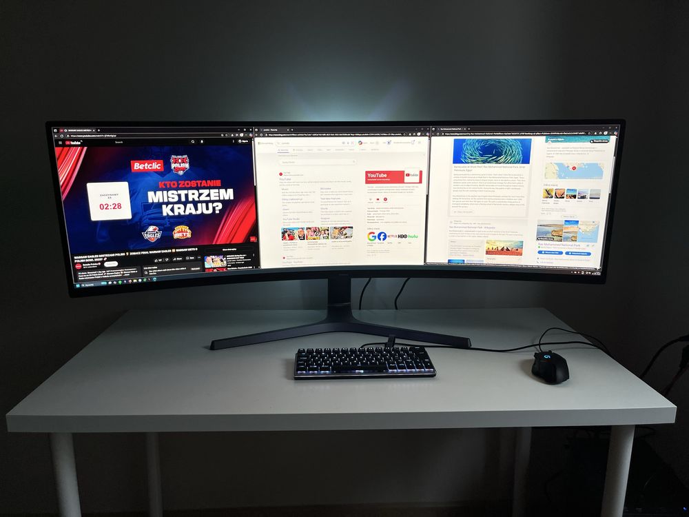 Monitor Samsung C49RG90SSR 48.8" 5120x1440px 120Hz 4 ms [GTG] Zadbany