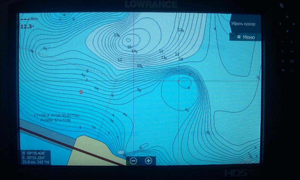 Garmin, Lowrance, эхолот, карта глубин.