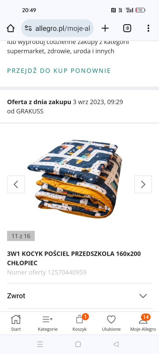 Komplet do przedszkola