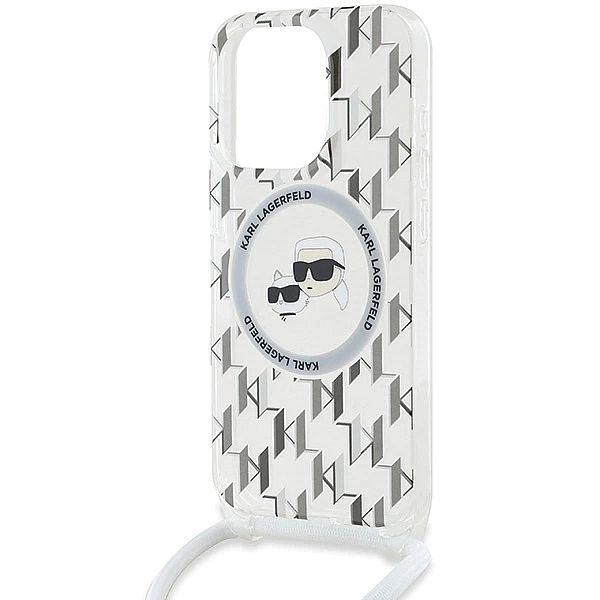 Etui Karl Lagerfeld IML Crossbody Monogram Karl & Choupette Head MagSa
