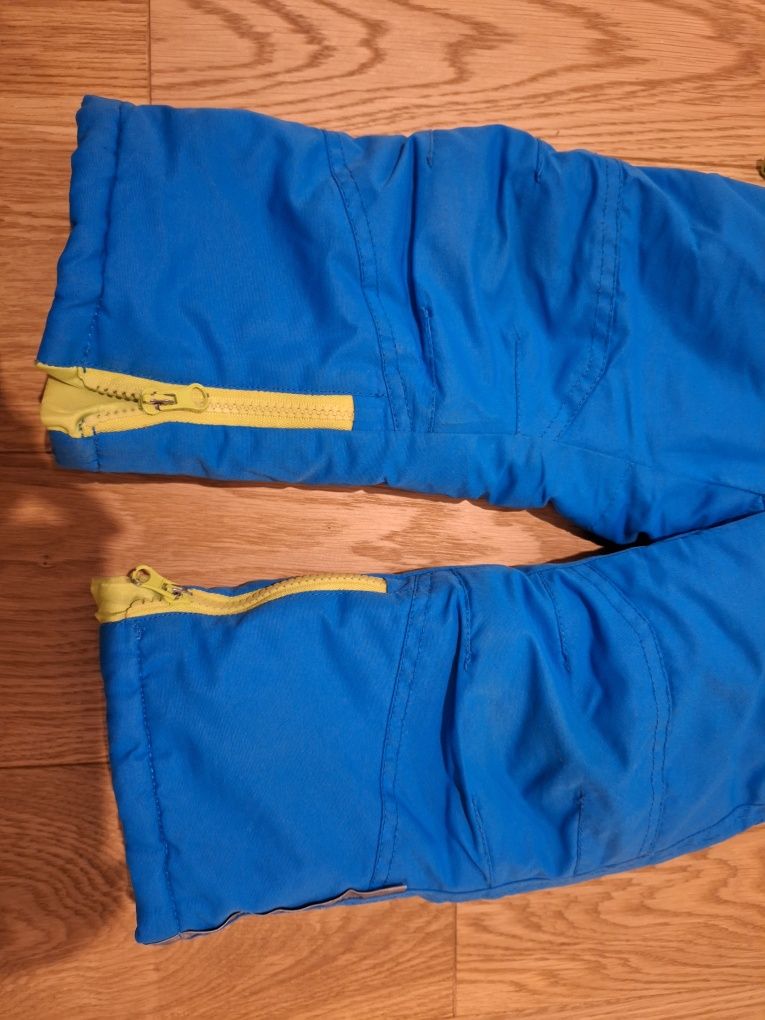 Spodnie narciarskie niebieskie 86