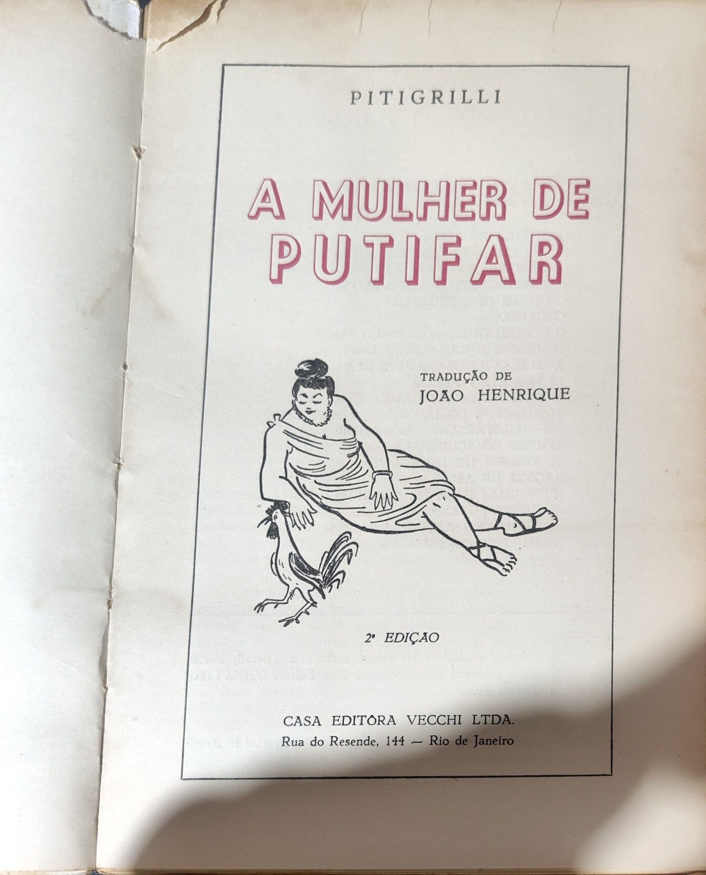 Livro- Ref CxC - Pitigrilli - A mulher de Putifar