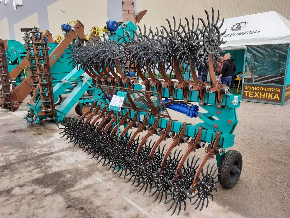 Ротаційна борона, гідравлична мотига, борона Джон Дір посиленна