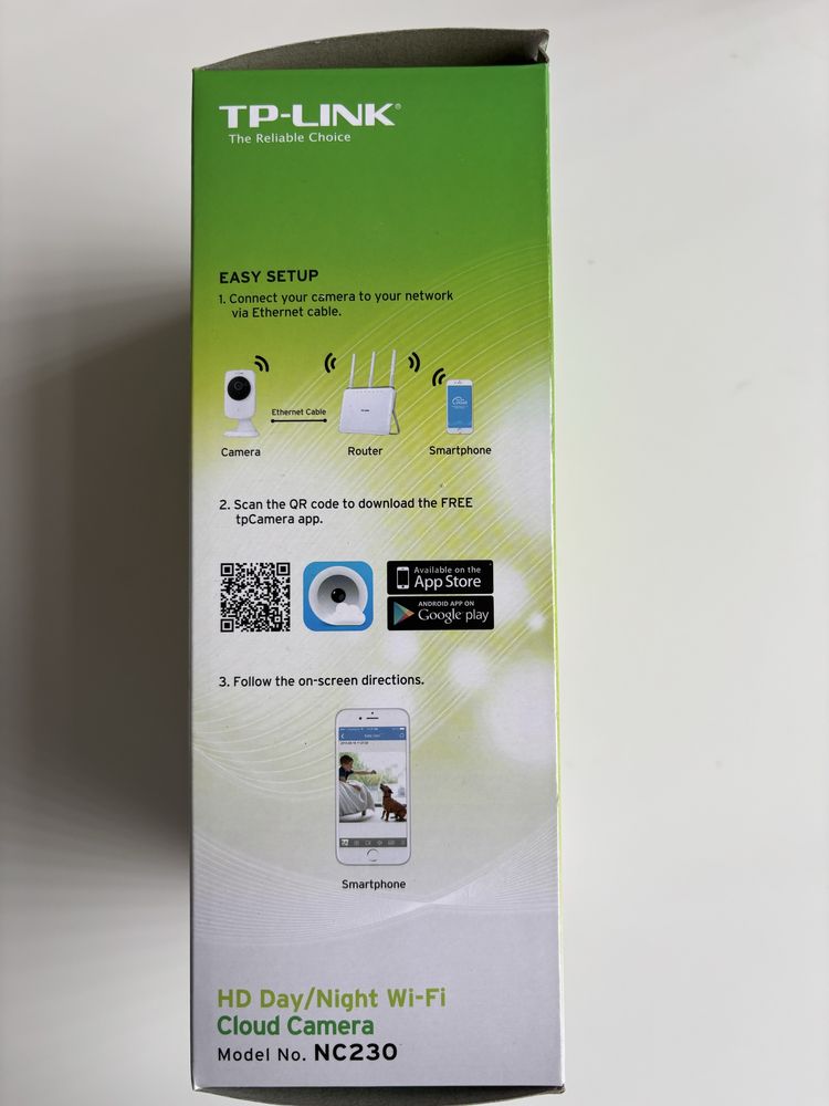 Câmara segurança IP  Wi-Fi  (visão nocturna, detecção movimento e som)