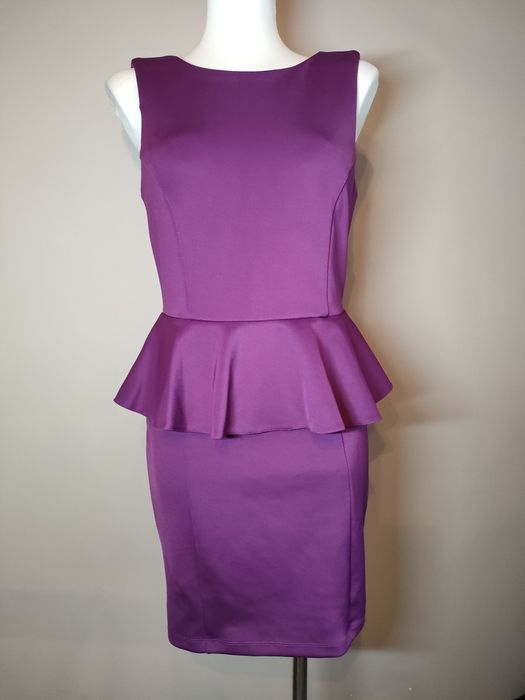 Sukienka baskinka fiolet 40 L