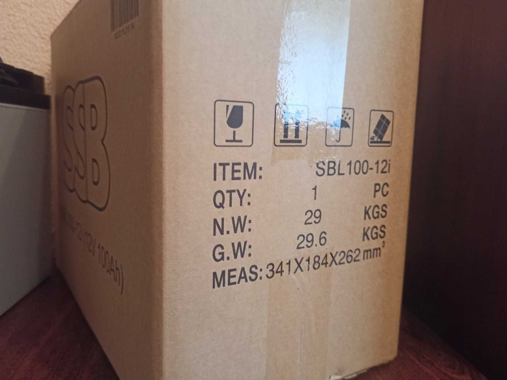Гелевий акумулятор SSB SBL100-12i 12V 100Ah