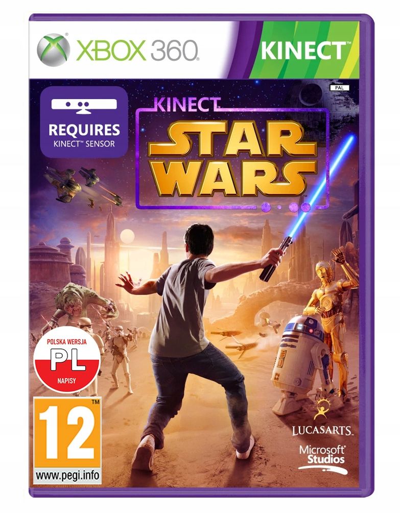 Xbox 360 Star Wars Kinect Po Polsku