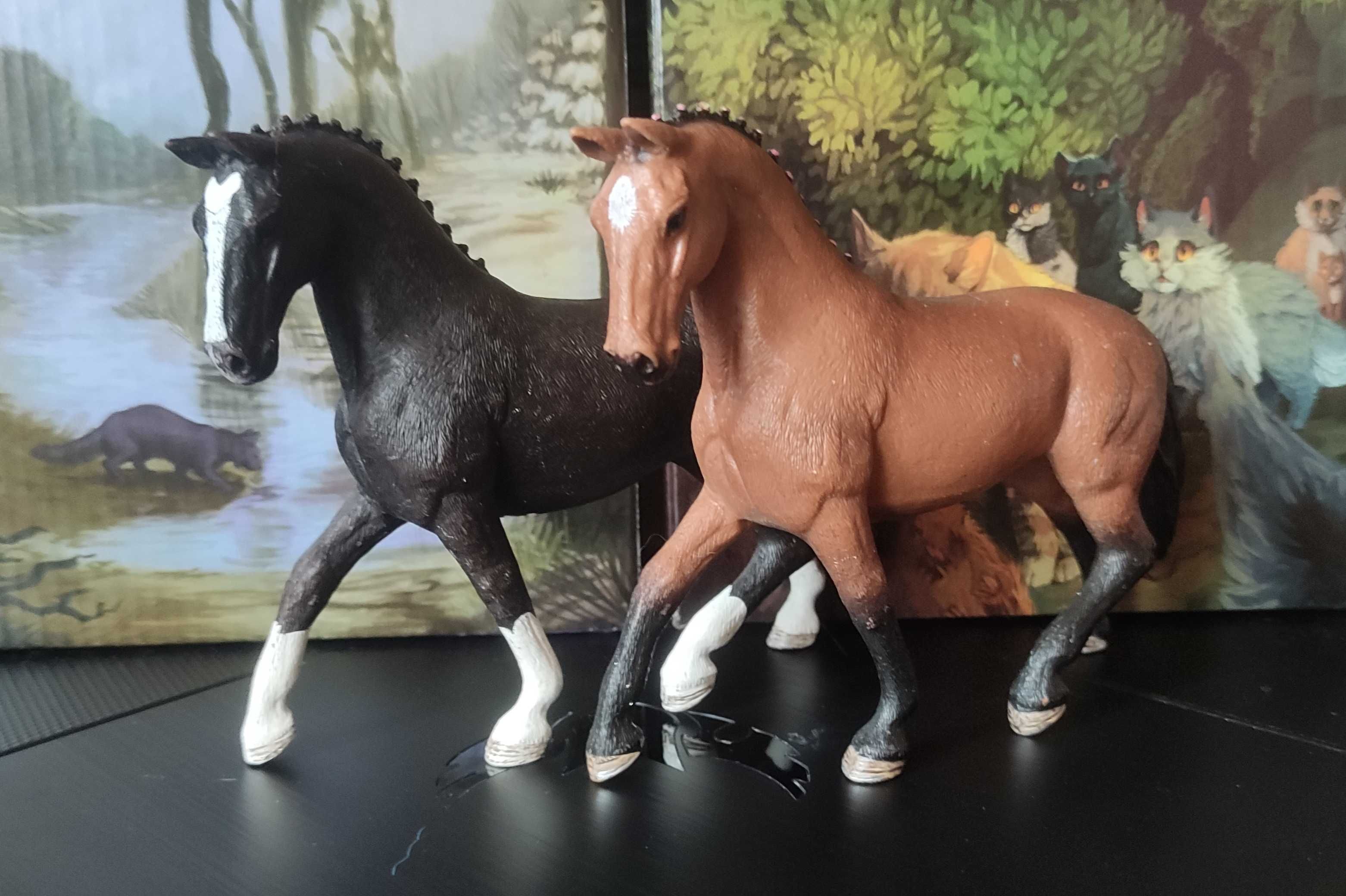 Schleich hanowerskie konie 2 sztuki