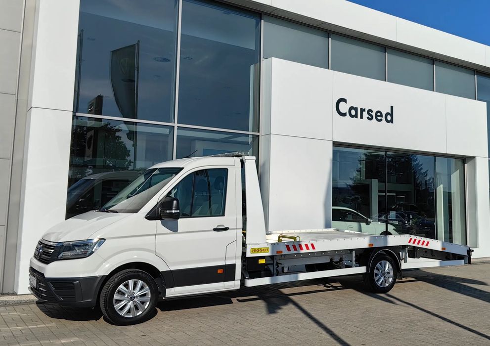 Volkswagen Crafter  2.0TDI 177KM niski przebieg POLSKI SALON zabudowa JEGGER 5,3m FULL LED