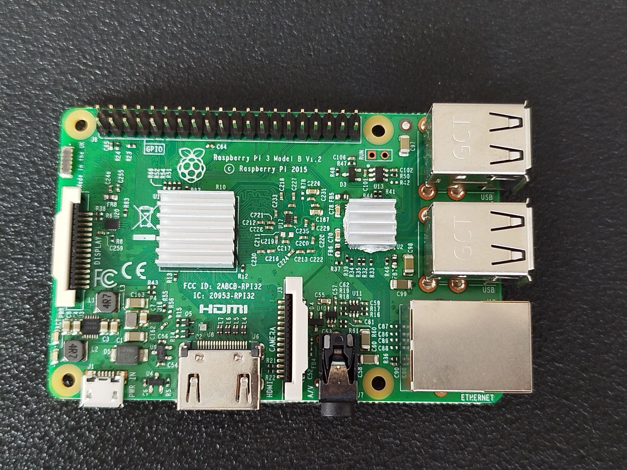 Raspberry pi 3 model B ver 1.2
