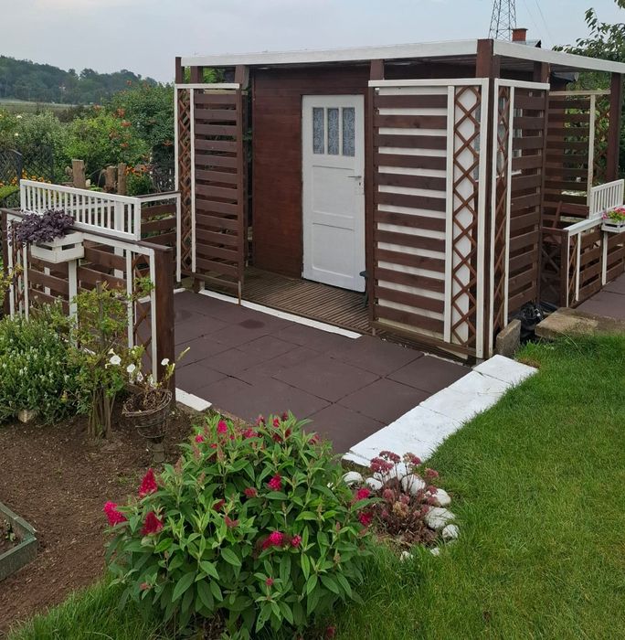 Piękna działka ROD z widokiem na jezioro 437 m2