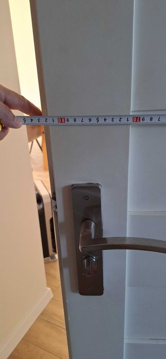 Drzwi łazienkowe 80 cm.