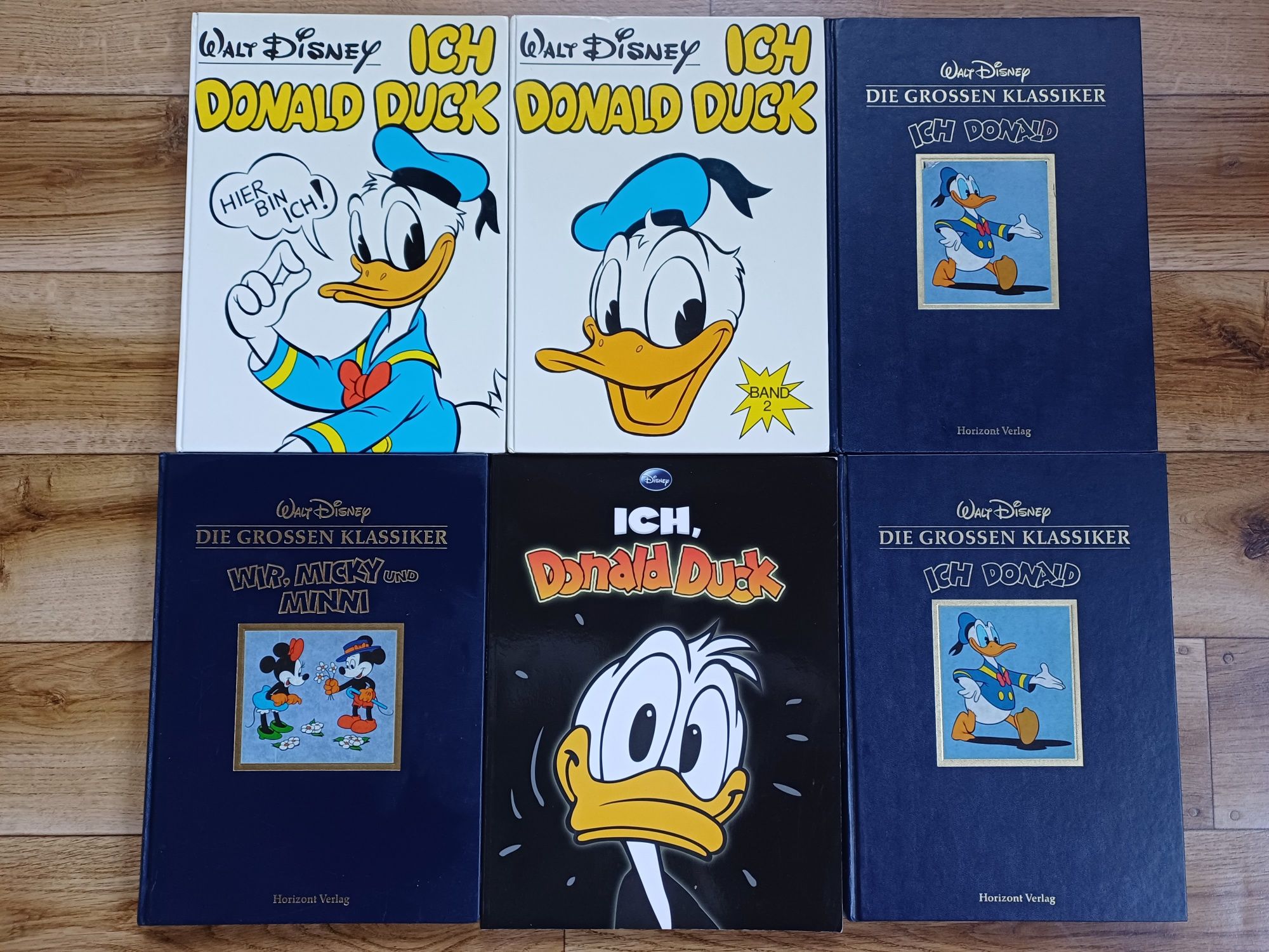 Kaczor Donald, Donald Duck, Mickey Mouse- komiksy niemieckie