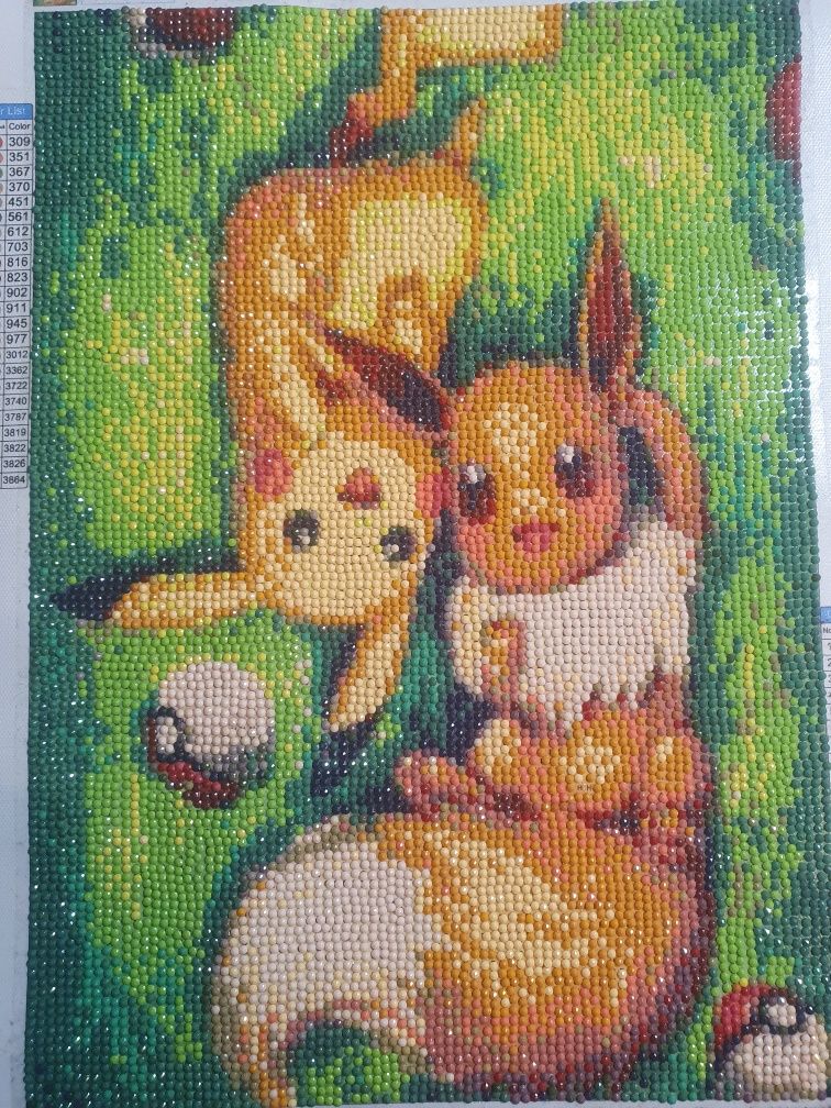 Handmade obrazek z kryształków  diamond painting