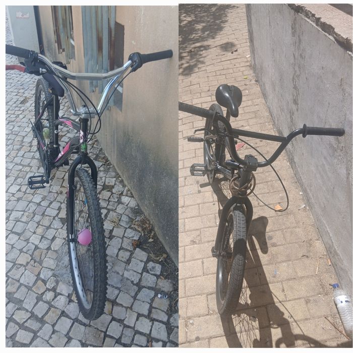 Duas bicicleta, aro 26 e uma bmx em bom estado