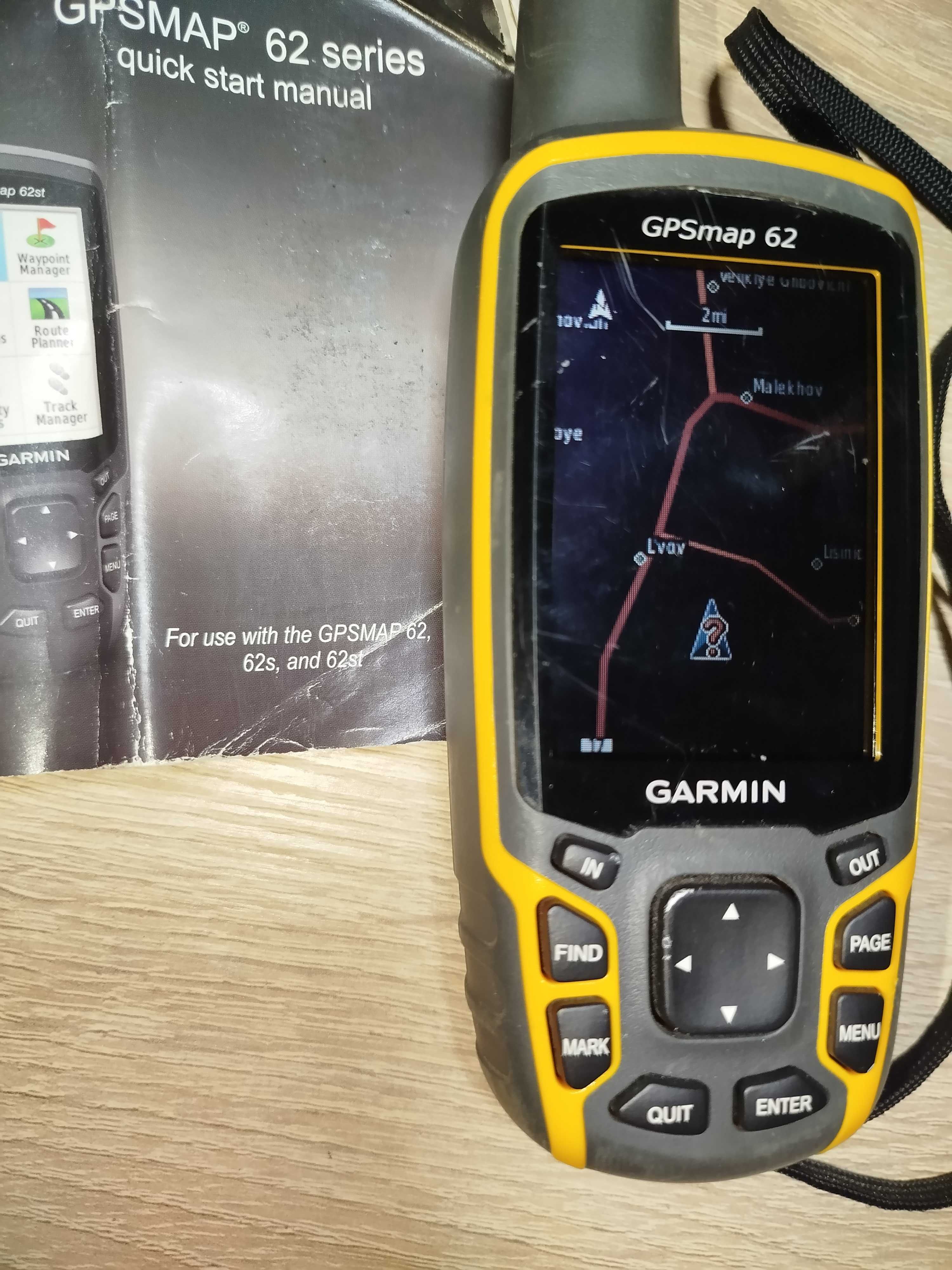 GPS-навігатор Garmin GPSmap 62